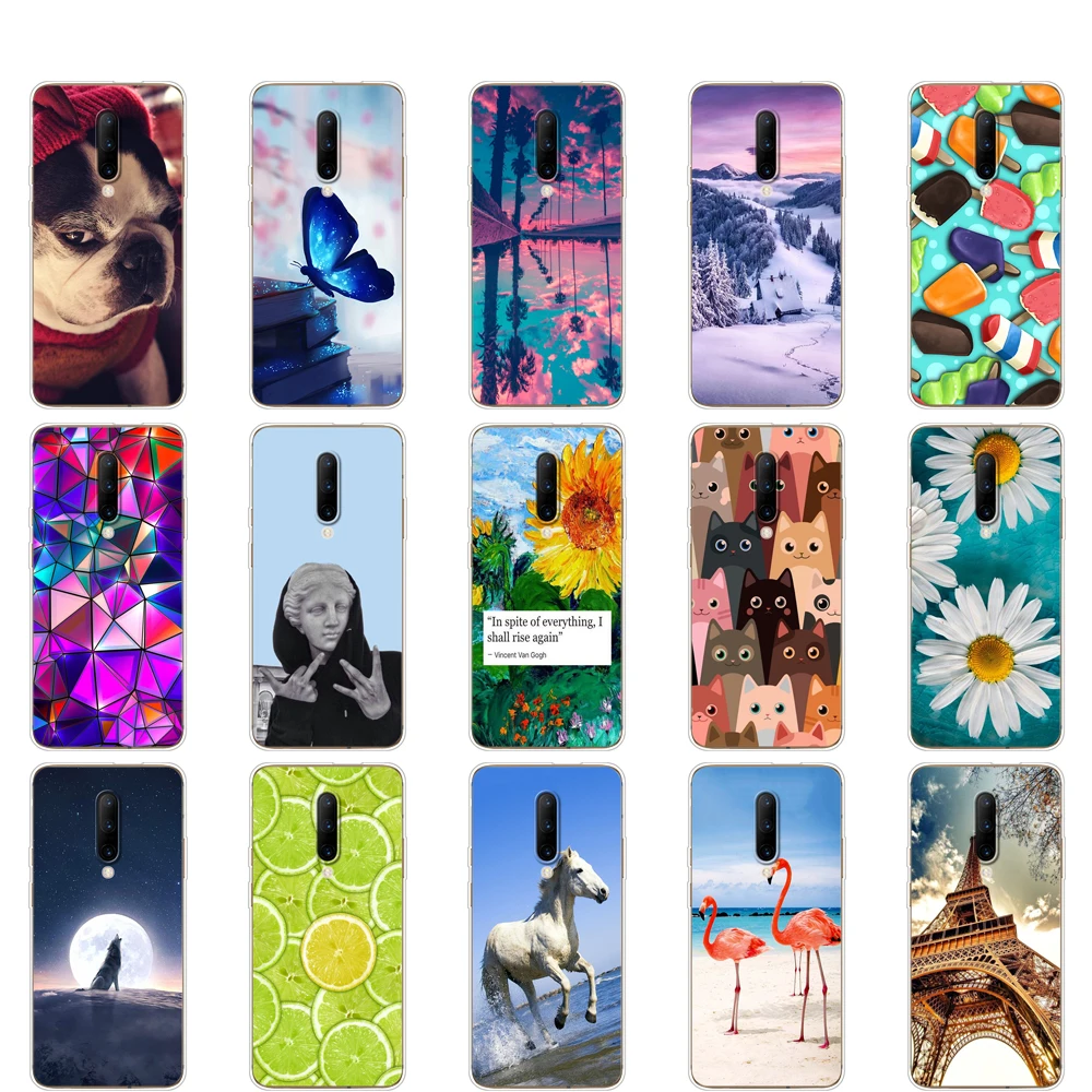 Чехол для oneplus 7 чехол one plus pro задняя крышка телефона 2019 силиконовый мягкий