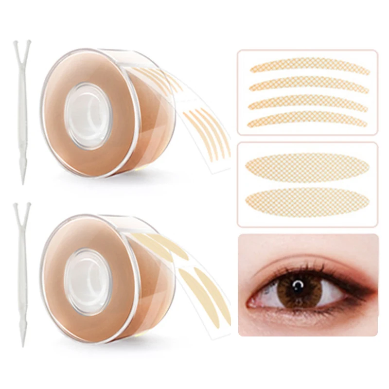 600Pcs Invisible Eyelid Sticker Lace Eye Lift Strips Double Tape Adhesive Stickers Waterproof Makeup Tools For Wholesale | Красота и