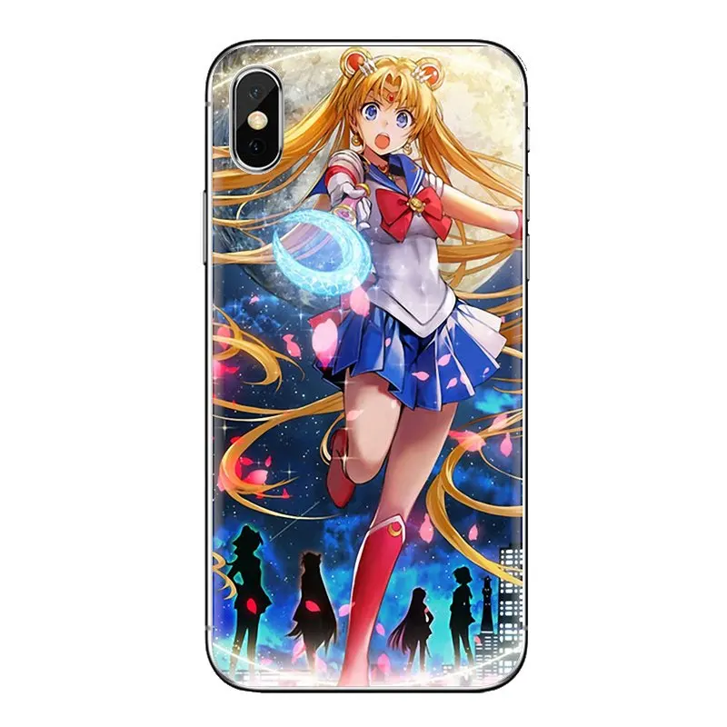 Silicone Phone Cover Bag For Xiaomi Redmi 4 3 3S Pro Mi3 Mi4 Mi4i Mi4C Mi5 Mi5S Mi Max Note 2 Soldier Sailor Moon Cute anime |