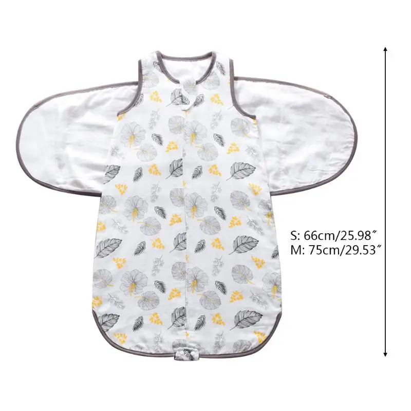 

Newborns Swaddle Sleepsack Soft Breathable Cotton Infants Sleeping Bag Adjustable Toddlers Wrap Cloth Blanket