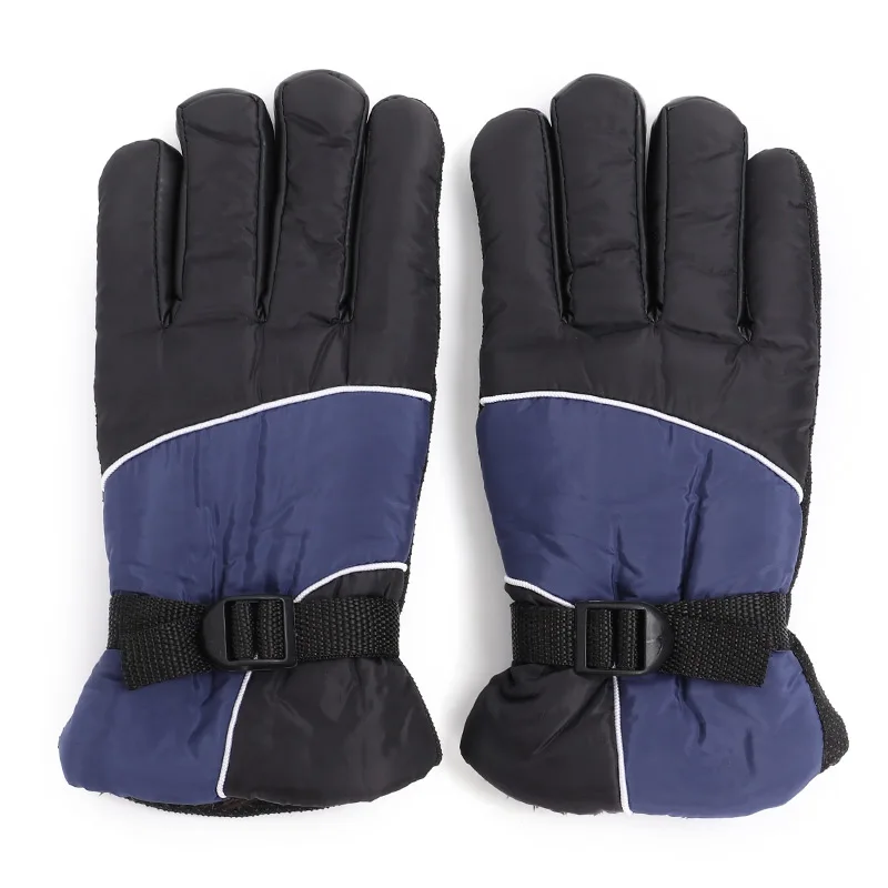 2019 мужские зимние перчатки теплые Нескользящие утолщенные полный размер пальцев