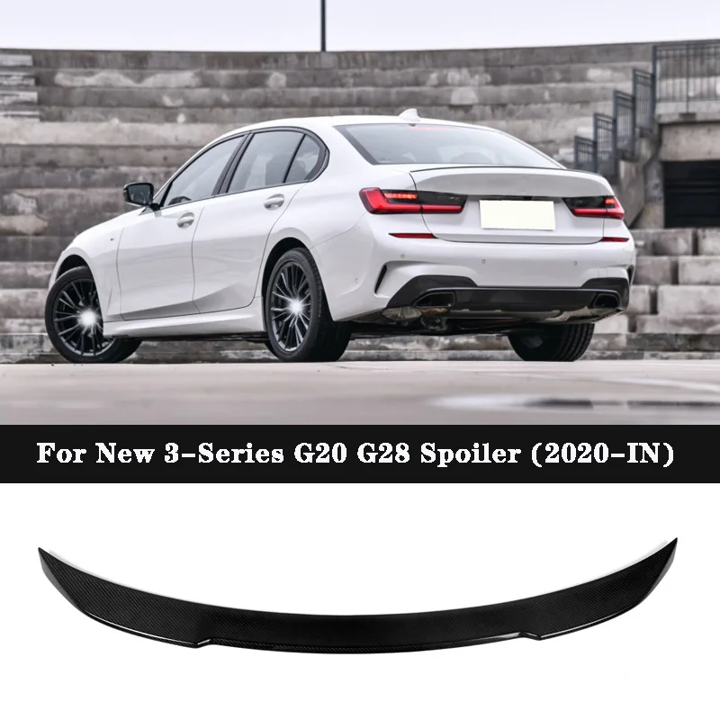 C-0S Стиль корпус из углеродного волокна спойлер для BMW Новые 3 серии G20 G28 325i 320d 330i