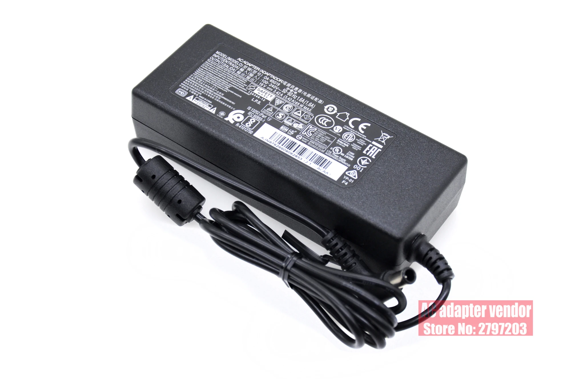 Новый оригинальный адаптер переменного тока для LG 19V3.42A LCAP39 шнур питания - купить