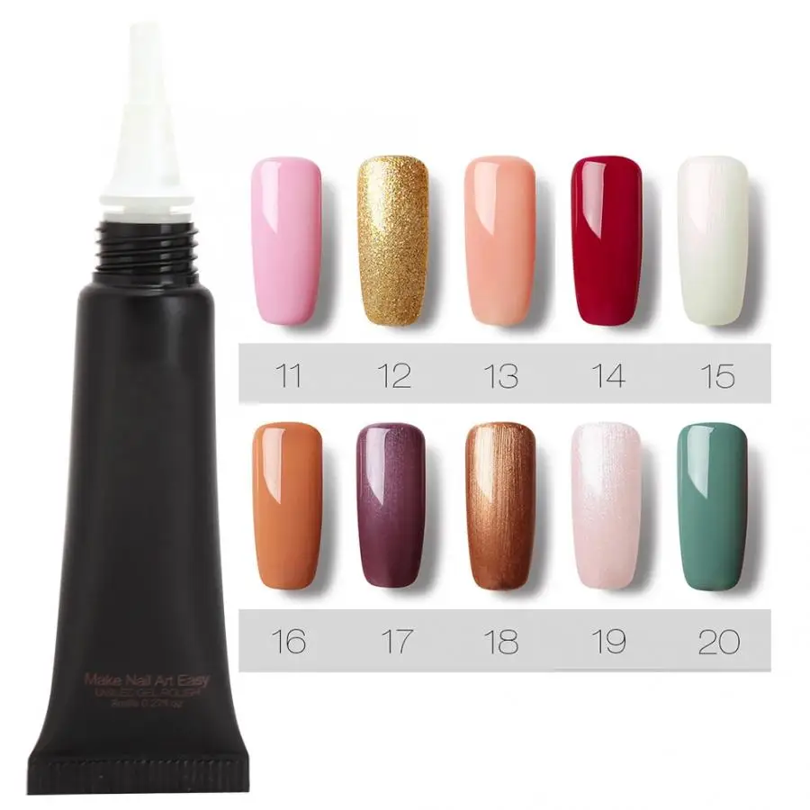 Профессиональный гель для дизайна ногтей изысканный домашний УФ трубка ленивых