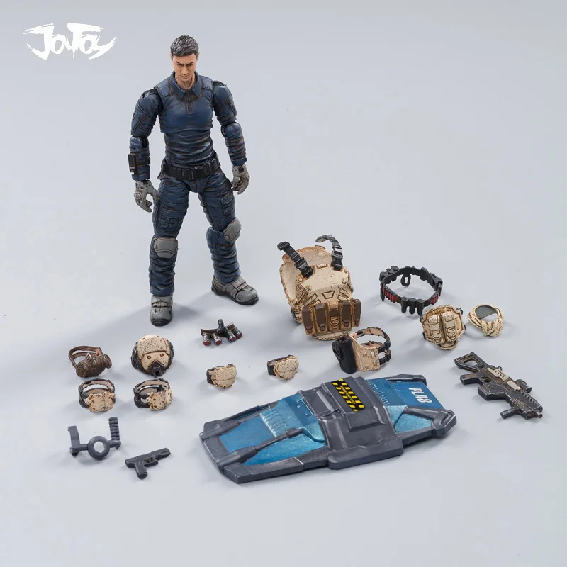 Фигурки героев 1/18 JOYTOY (3 шт./компл.) Starhawk 8-я армия Индиго флот военный солдат модель