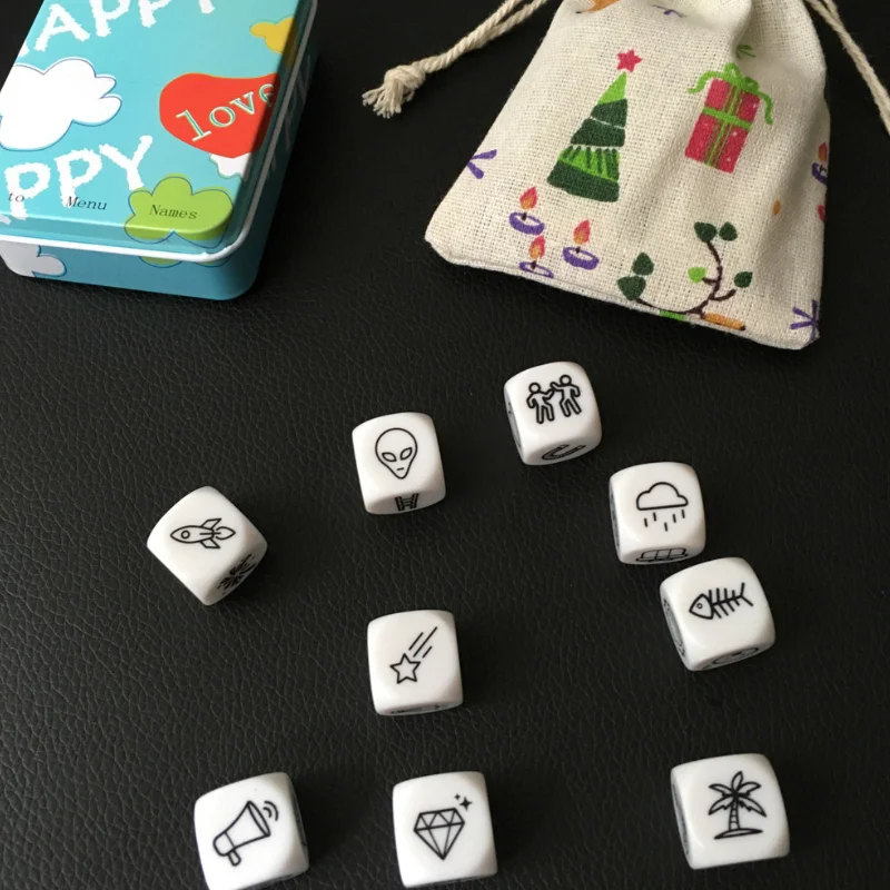 Детская история игральные кости металлическая коробка английские правила