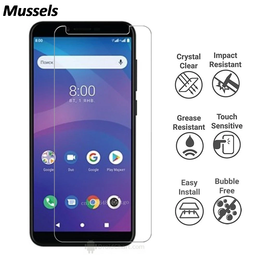 2.5D Закаленное стекло для Philips S397 Защитная пленка экрана 9H упрочненная устойчивая
