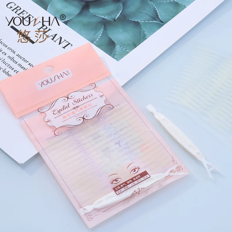 Скрытая дышащая вязкость век наклейки 48 задний мешок оливкового типа YS038 |