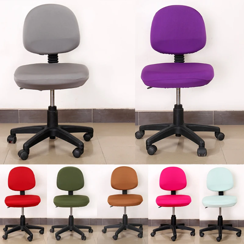 Чехлы для вращающихся офисных компьютерных стульев съемный эластичный чехол из