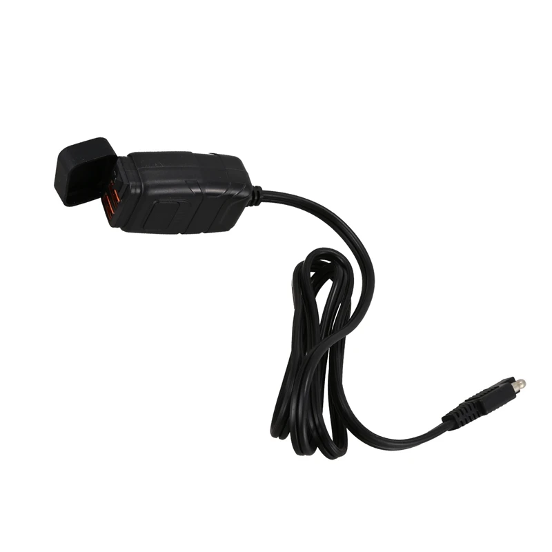 Водонепроницаемый Quick Charge 12V зарядное устройство для телефона двойной QC3.0 DIN