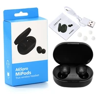 a6s tws bluetooth 5 0 earphone wireless headphone stereo headset sport earbuds microphone with charging box for smartphone