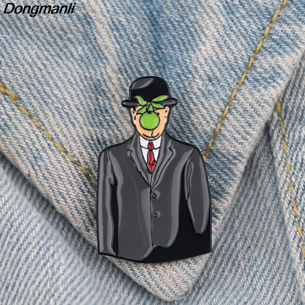 

LB285 Funny Art Creativity Enamel Pins Women Badge Backpack Collar Lapel Pin Hat Jewelry Gifts for Friends