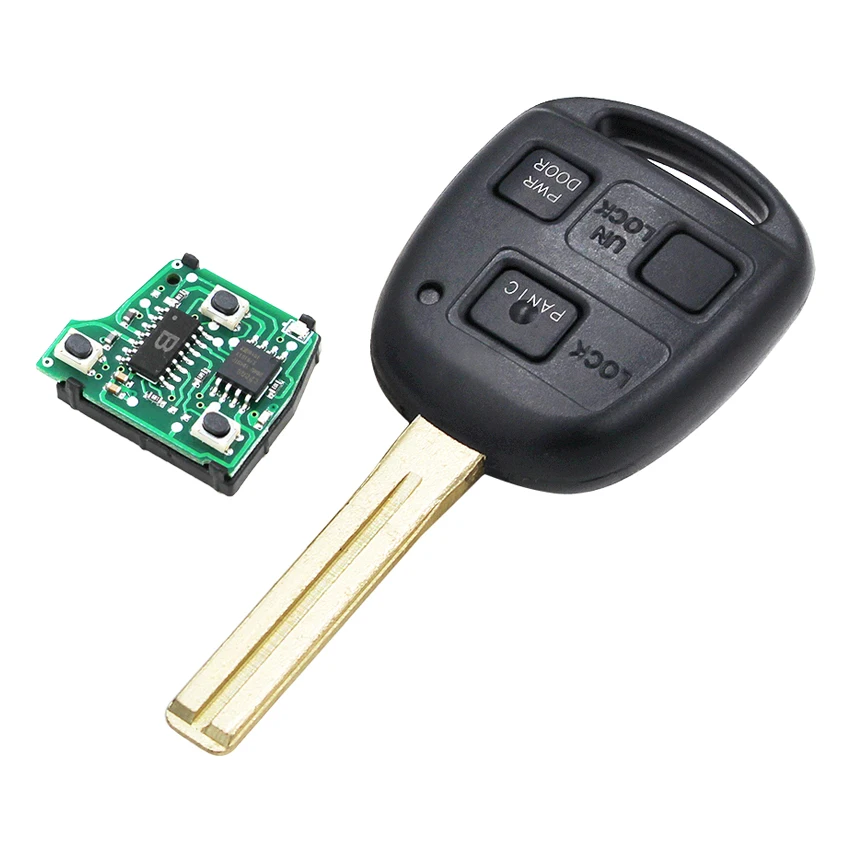 3 кнопочный удаленный телефон 314 4 МГц 4D67 чип необработанное лезвие для Lexus ES330 LS430