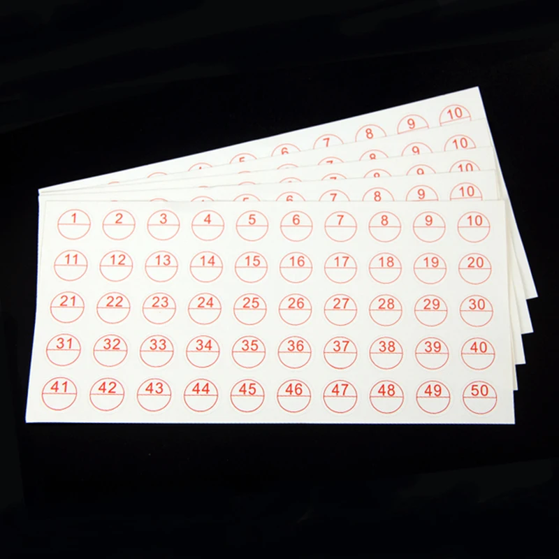

Diamond Storage Label Stickers Diamond Painting Accessory Embroidery Tools Storage Box /Bottle 447 DMC Number Label Sticker