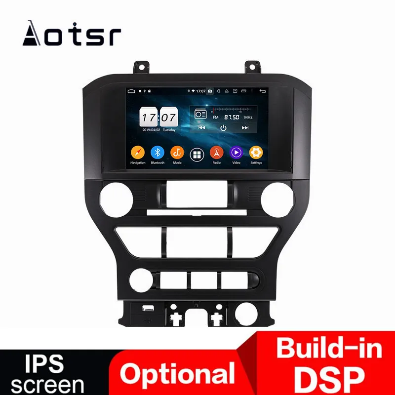 

Android 9.0 Car GPS Navigation Multimedia Auto Radio Player for Ford Mustang 2015-2018 stereo Car DVD Player head unit recorder