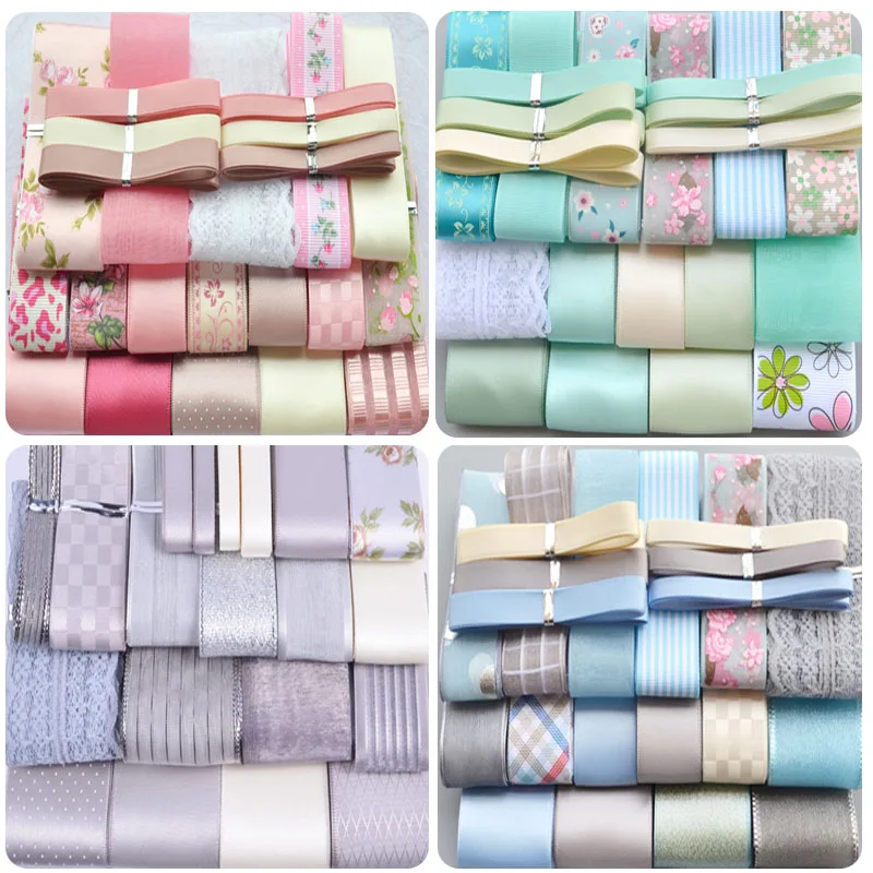 Новый стиль микс ленты набор сделай сам для маленькой девочки Цвет розового и