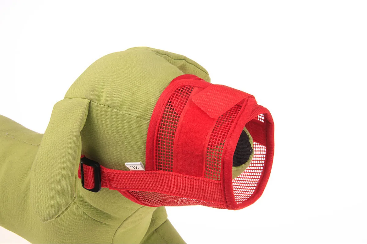 Намордник для собак тренировочные товары 1 шт. Регулируемый ошейник дышащий