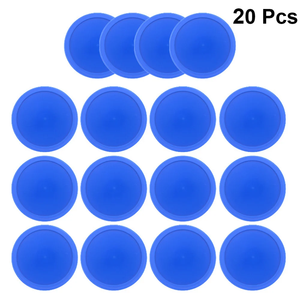 

20pcs Air Hockey Pushers Pucks Air Hockey Table Mini Ice Hockey Piece Air Suspension Accessories Sport Tools for Outdoor (B