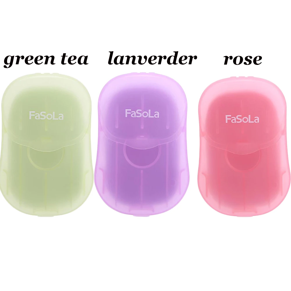 50 шт./коробка портативная уличная дорожная мыльная бумага для мытья рук ванны