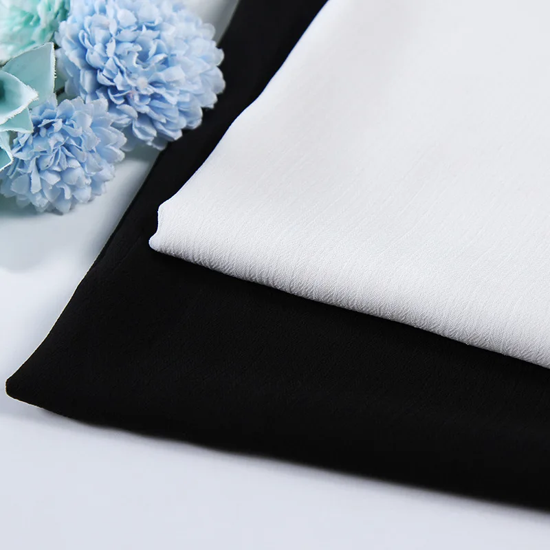 

75D Chiffon Crepe Pure Color Chiffon Fabric DIY Top Dress Apparel Fabric