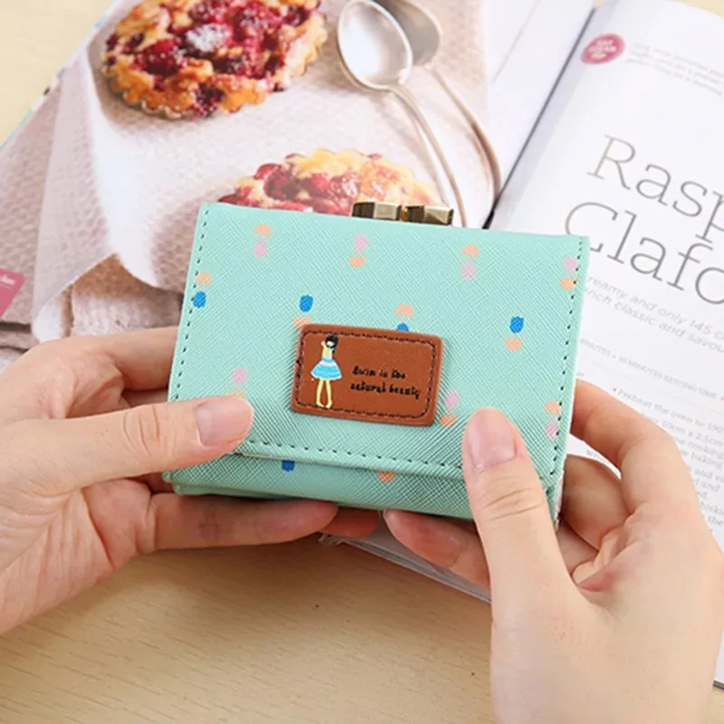 

Geometric Women Cute Pink Wallets Pocket Purse Card Holder Patchwork Wallet Lady Female Fashion Short Coin Burse Money Bag