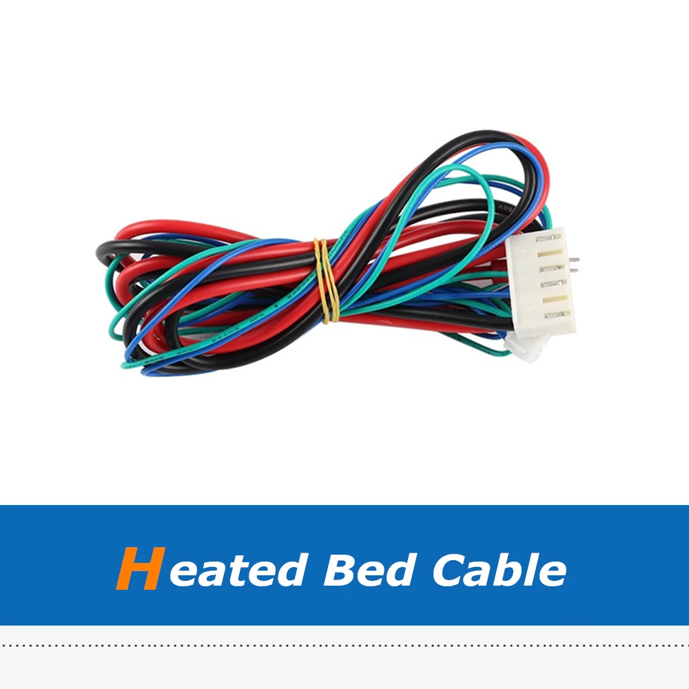 

1pc 90cm Anet Hotbed line Heated Bed Cable for Mendel RepRap i3 Anet 3D Printer Parts