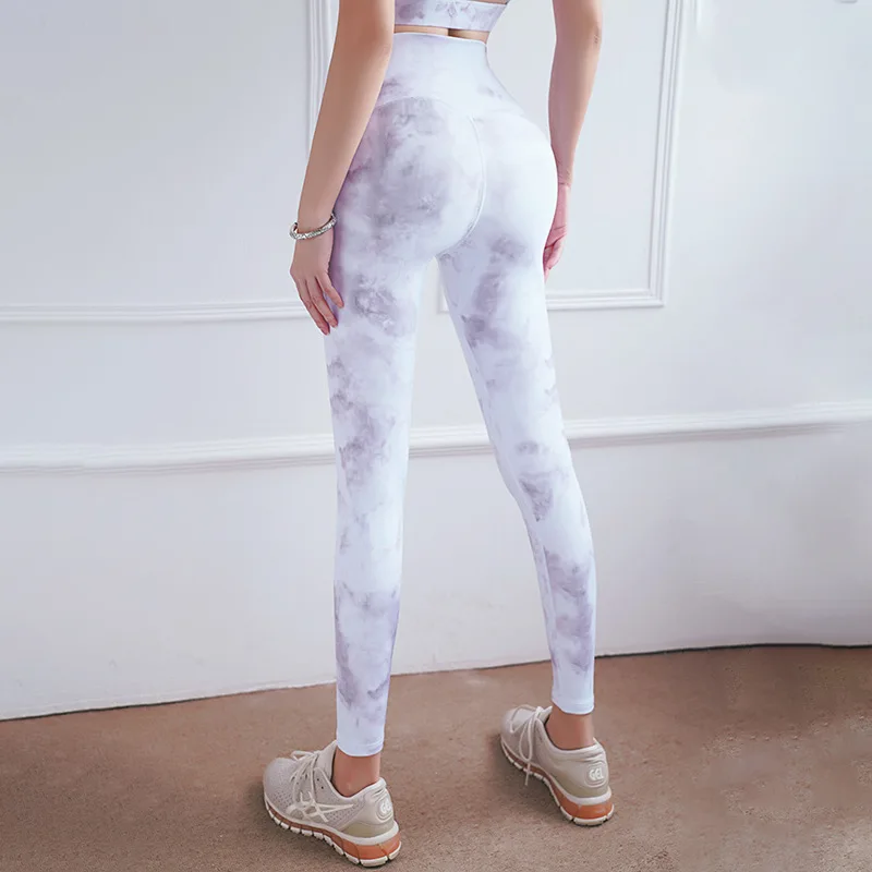 

NORMOV Fitness Leggings Women Workout High Waist Push Up Ankle Length Printed Jeggings Casual Femme Leggings Quick Dry