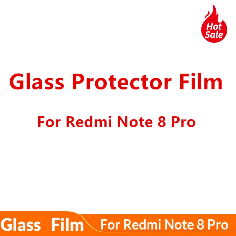 Стеклянная пленка для Xiaomi Redmi Note 8 Pro Global Version Защитная экрана профессиональная