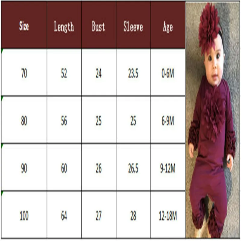 Детский однотонный комбинезон с длинным рукавом на осень/весну | Мать и ребенок