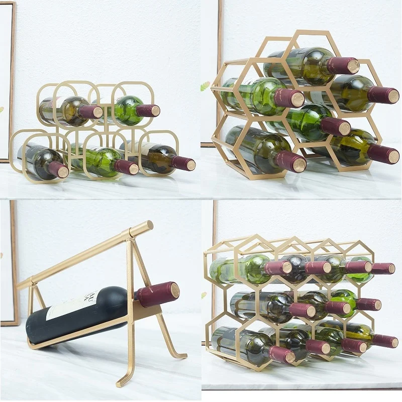 

Nordic Creative Household Designer Villa Living Room Bedroom Model Room Decoration Grape Wine Rack Wine Cabinet Furnishings