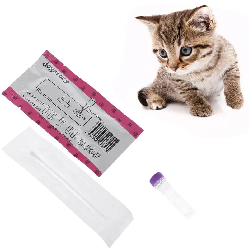 

Cat Test Paper Home Health Detection For Feline Panleukopenia Virus FPV Pet Home
