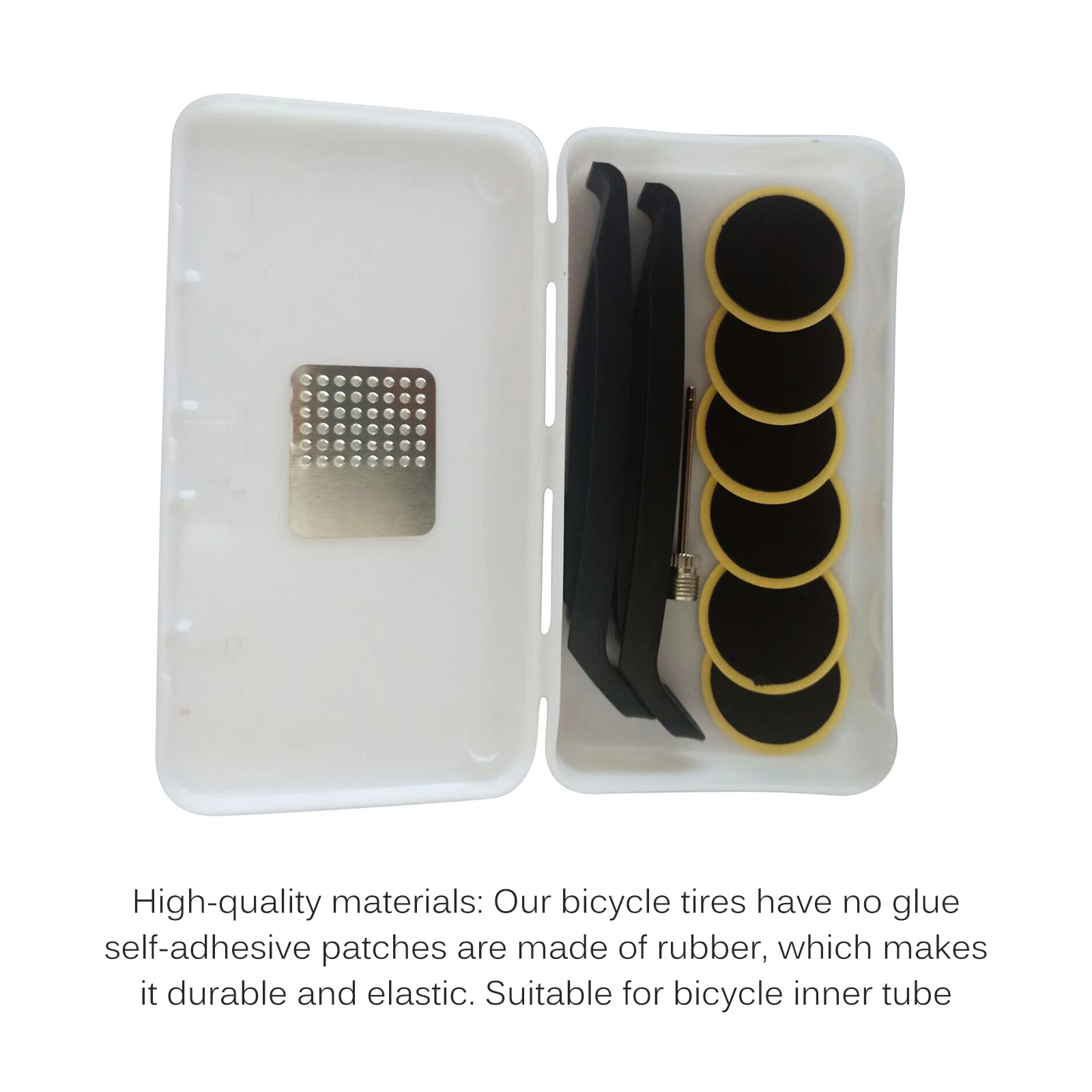 

Glue High Quality Round Bicycle Bike Tire Tyre Rubber Patch Piece Cycling Puncture Repair Tools Kits Outdoor Accessories