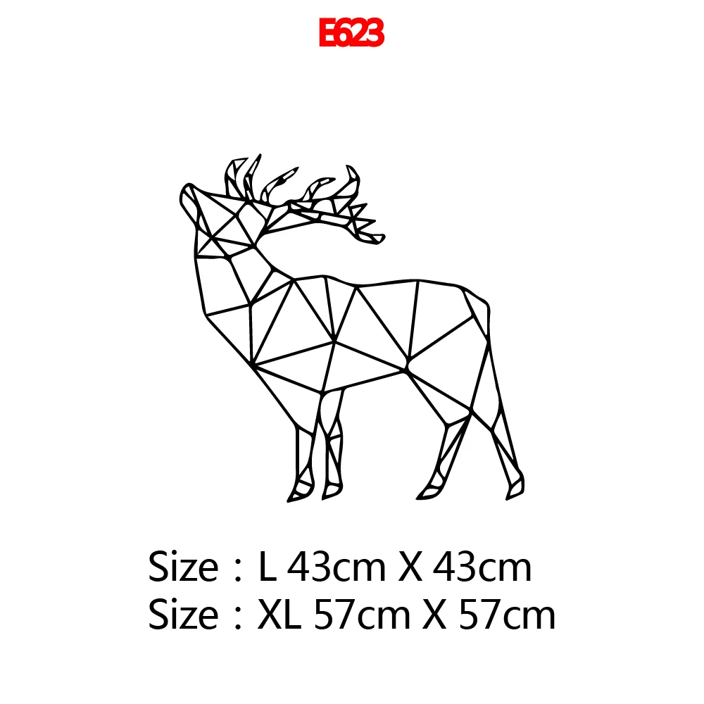 Модные Мультяшные наклейки на стену с изображением Давида и оленя искусство