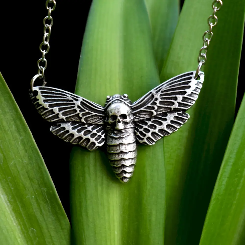 1 шт ночной Мотылек голова смерти Hawkmoth Любовник подарок для женщин