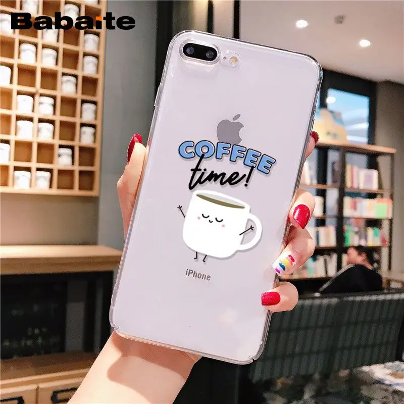 Кофейный чехол для телефона iPhone 8 7 6 6S plus X xr Xs Max 5 5s 11 pro max мобильного | Мобильные
