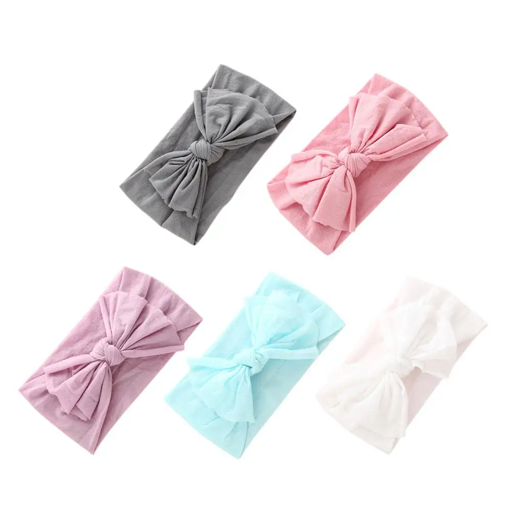 

Супермягкая нейлоновая повязка на голову с бантом