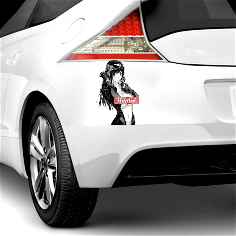 

HENTAI Waifu Anime Girl Car Decoration Sticker Notebook Bumper Motorcycle Decal High Quality KK Vinyl Scratches Waterproof PVC