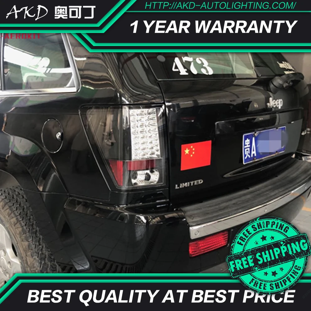 

Задние фары AKD для автомобилей Jeep Grand Cherokee 2005-2010 SRT, светодиодные задние фары