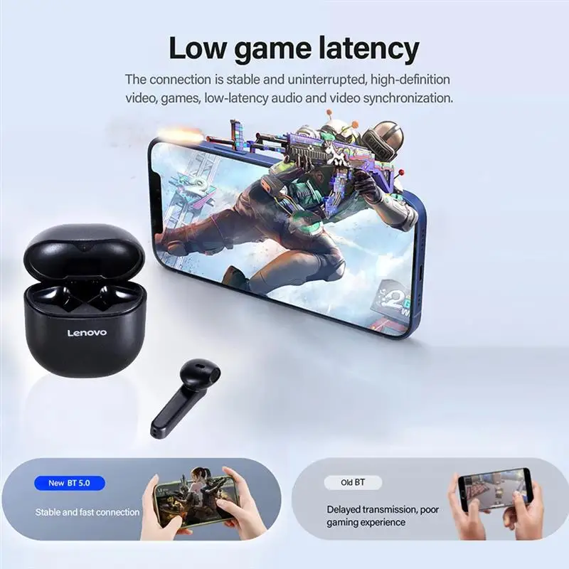 

Lenovo PD1 TWS Wireless Bluetooth Earphones IPX5 Touch Control In-Ear Headset Stereo Bass HiFi Music Earbuds For Smartphone
