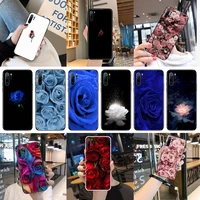 fashion red roses phone case for huawei p40 p20 p30 mate 40 20 10 lite pro nova 5t p smart 2019