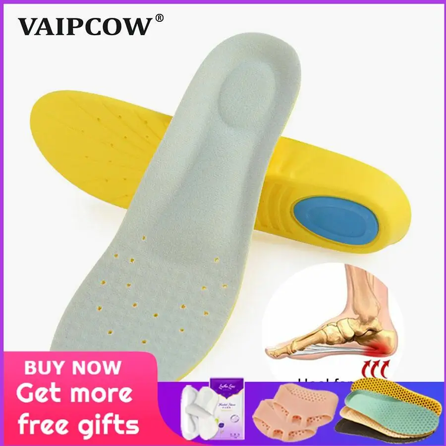 Спортивные ортопедические стельки с поддержкой свода стопы из активного