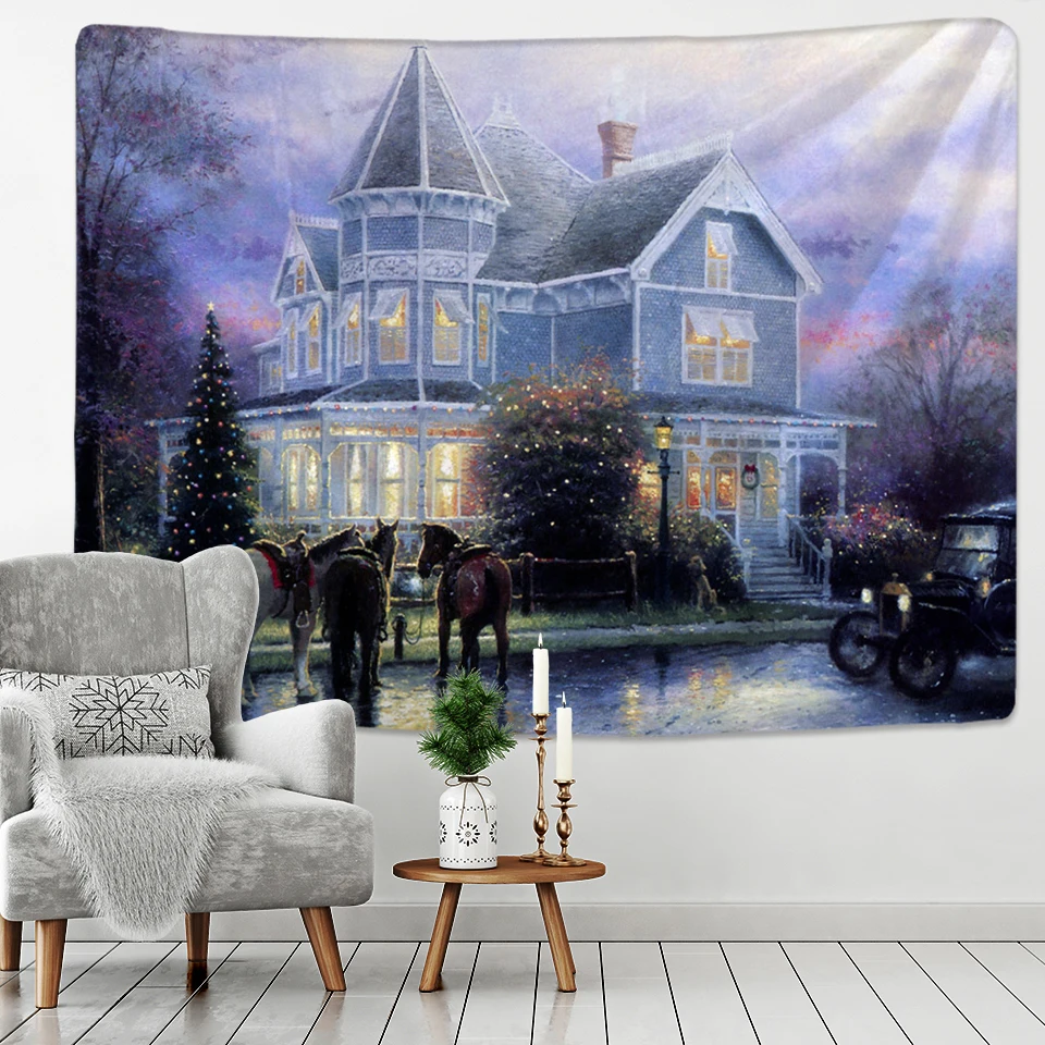 Рождественское украшение фантазия искусственная кожа Богемный Хиппи настенный