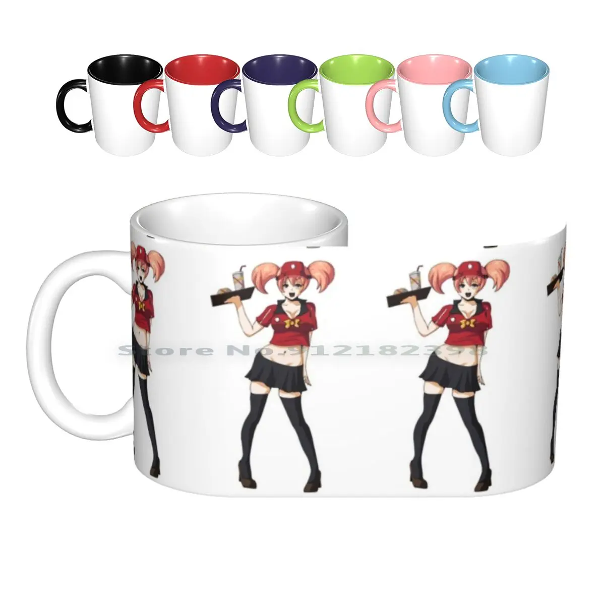 

Керамические кружки Chiho, кофейные чашки, кружка для молока, чая, кружка дьявола-это часть таймера, дьявол имеет частичное время работы, Sasaki ...