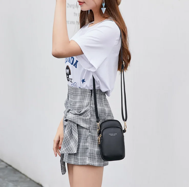 Мини женские сумки через плечо Женский кошелек для телефона женская сумка