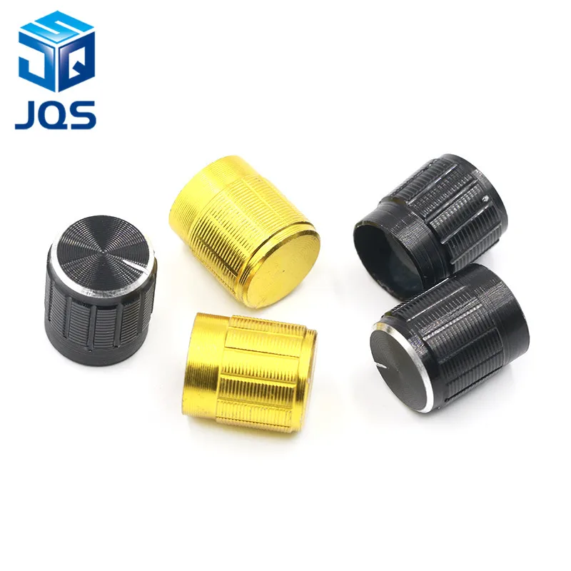 Ручка потенциометра из алюминиевого сплава 5 шт. противоскользящая Одиночная