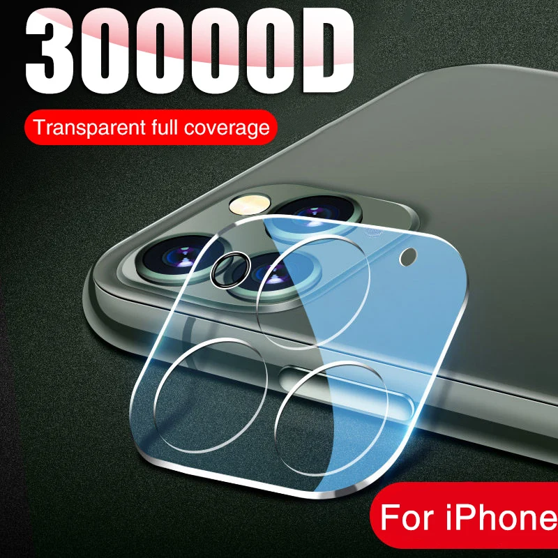 

30000D Original Back Camera Lens Glass Protector On For iPhone 11 12 Pro Max 12 Mini Lens protective Tempered Glass Film