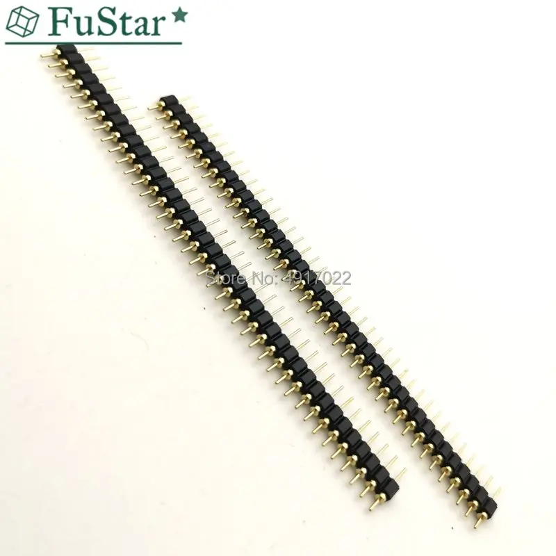 10 шт. 2 54 мм круглый штыревой разъем отверстие женский заголовок дополнительно 1*40P