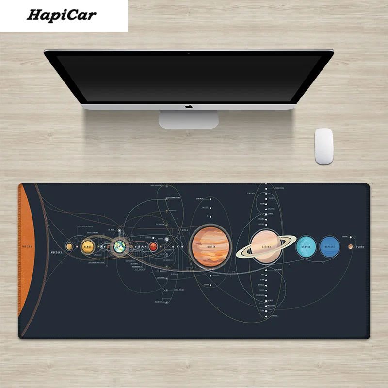 

Gaming Mouse Pad 80x30cm XL Large for Office Universe Sky Anti-Slip Keyboard Pad Gamer Keyboard Mat Mousepad Desk Pad