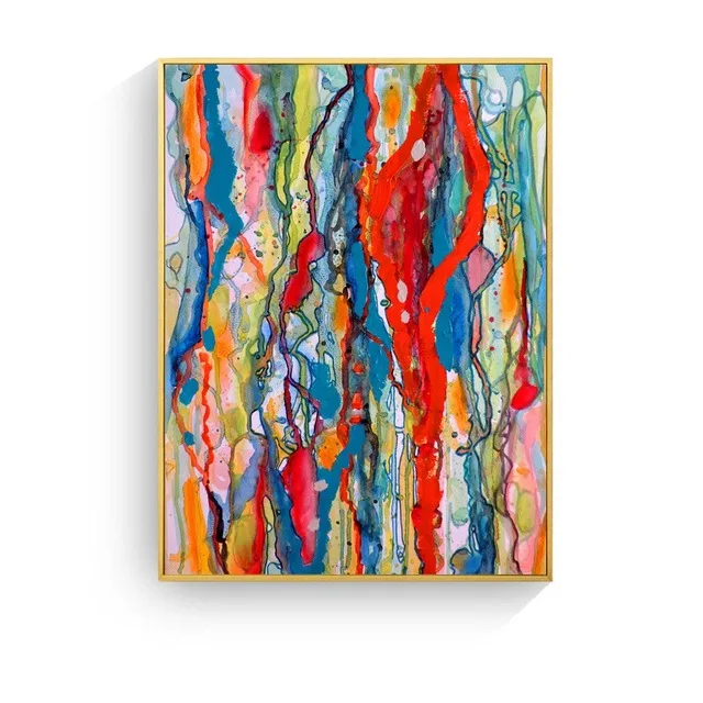 

Graffiti Nordic Poster Abstract Colorful Canvas Painting Home Room Decor Picture Frameless Posters and Prints for Living Room