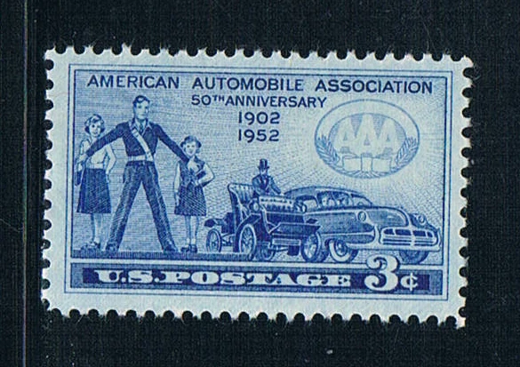1 шт./компл. Новый Почтовый штамп США 1952 Автомобильная АССОЦИАЦИЯ 50 лет